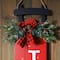 Glitzhome® 40" Lighted Wooden Sleigh JOY Porch Sign with Timer